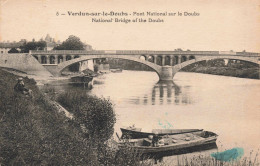 FRANCE - Verdun Sur Le Doubs - Pont National Sur Le Doubs - Carte Postale Ancienne - Verdun