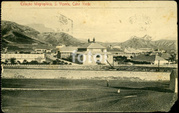 OLD POSTCARD TELEGRAPH STATION SAO VICENTE CABO CAPE VERDE AFRICA  POSTAL CARTE POSTALE - Capo Verde