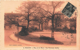 FRANCE - Macon - Place De La Barre - Les Nouveaux Jardins - Carte Postale Ancienne - Macon