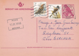 Belgium Postal Card 1996 - Lettres & Documents