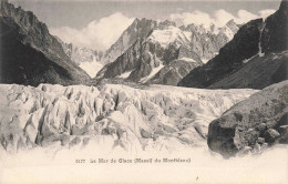 FRANCE - Chamonix-Mont-Blanc - La Mer De Glace - Massif Du Montblanc - Carte Postale Ancienne - Chamonix-Mont-Blanc