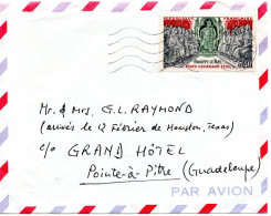 70876 - Frankreich - 1960 - 0,40F Philipp Der Schoene EF A LpBf FORT-DE-FRANCE MARTINIQUE -> Guadeloupe - Lettres & Documents