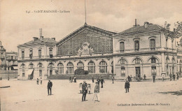 St Nazaire * Le Parvis De La Gare * Ligne Chemin De Fer - Saint Nazaire