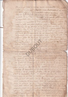 Manuscrit - 17e Siècle Concernant La Guerre, Le Nombre Des Soldats Et Les Frais De Guerre Par L'Espagne (V2685) - Manoscritti