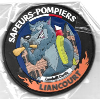 Ecusson PVC SAPEURS POMPIERS LIANCOURT 60 - Pompieri