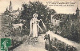 FRANCE - Paray Le Monial - Apparition Du Sacré-Coeur à La Bieheureuse Marguerite Marie Alacoque - Carte Postale Ancienne - Paray Le Monial