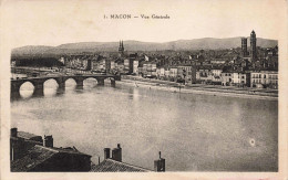 FRANCE - Macon - Vue Générale - Carte Postale Ancienne - Macon