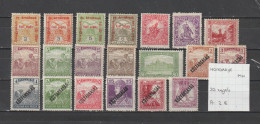 (TJ) Hongarije - 20 Zegels (postfris Met Plakker/neuf Avec Charnière/MH) - Unused Stamps