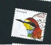 N° 2549 Oiseau Du Portugal Abelharuco   Oblitéré Timbre Portugal 2002 - Usado