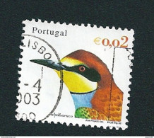 N° 2549 Oiseau Du Portugal Abelharuco   Oblitéré Timbre Portugal 2002 - Usati