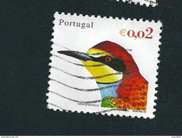 N° 2549 Oiseau Du Portugal Abelharuco   Oblitéré Timbre Portugal 2002 - Oblitérés