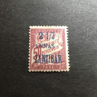 CF - Zanzibar N° T 5a * MLH - Luxe - C. 1900,00 E. RARE - Surch. Authentique. - Nuovi