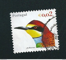 N° 2549 Oiseau Du Portugal Abelharuco   Oblitéré Timbre Portugal 2002 - Used Stamps