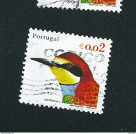 N° 2549 Oiseau Du Portugal Abelharuco   Oblitéré Timbre Portugal 2002 - Usado