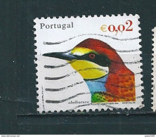 N° 2549 Oiseau Du Portugal Abelharuco   Oblitéré Timbre Portugal 2002 - Gebruikt
