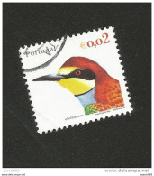 N° 2549 Oiseau Du Portugal Abelharuco   Oblitéré Timbre Portugal 2002 - Used Stamps