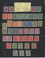 ALLEMAGNE - Année 1922 / 1923 - Entre Les N° 193 & 248 -- 42 Timbres Neufs  * & **  - 2 Scannes - 1922-1923 Local Issues