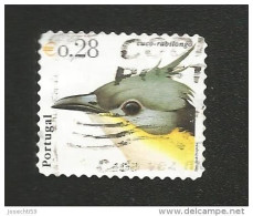 N° 2554 Oiseaux-Auto-adhésif Coucou Geai  Oblitéré Timbre  Portugal 2002 - Gebruikt