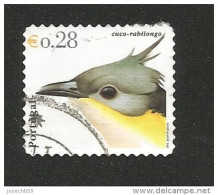 N° 2554 Oiseaux-Auto-adhésif Coucou Geai  Oblitéré Timbre  Portugal 2002 - Oblitérés