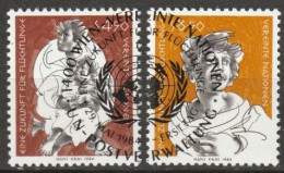 UNO Wien 1984 MiNr.43 - 44 Gest. Eine Zukunft Für Flüchtlinge ( 2208 ) - Used Stamps