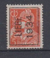 BELGIË - PREO - Nr 281 A  (Mercurius) - LIEGE 1934 - (*) - Typografisch 1932-36 (Ceres En Mercurius)