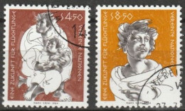 UNO Wien 1984 MiNr.43 - 44 Gest. Eine Zukunft Für Flüchtlinge ( 2219 ) - Used Stamps