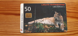 Phonecard Lithuania - Lynx - Lituania