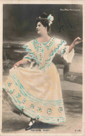 PHOTOGRAPHIE - Une Femme Dansant Avec Une Robe Longue Et Une Ballerine - Colorisé - Carte Postale Ancienne - Photographs
