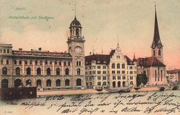 Zürich Postgebäude Und Stadthaus 1907 - Zürich