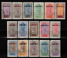 Haute Volta  - 1920  - Targui  - N° 1 à 17 Sauf 13 - Oblit - Used - Used Stamps