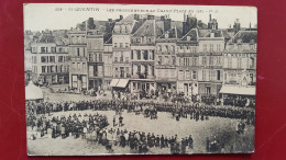 St Quentin , Les Prussiens Sur La Grande Place En 1871 - Saint Quentin