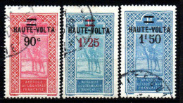 Haute Volta  - 1924  - Tb Antérieurs Surch  - N° 35 à 37 - Oblit - Used - Used Stamps
