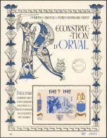 Bloc Orval (1942) - Feuillet Souvenir (Feuillet D'art) BL19 Oblitété "Orval / Abbaye - Abdij" - 1931-1950