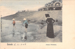 BELGIQUE - Ostende - Oostende - Nels - Jeunes Pecheurs - Carte Postale Ancienne - Oostende