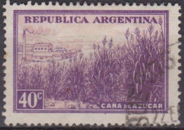 Economie - Agriculture - ARGENTINE - Canne à Sucre - N° 378 - 1935 - Used Stamps