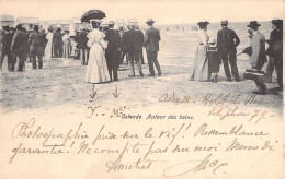 BELGIQUE - Ostende - Oostende - Animé - Ombrelle - Autour Des Bains - Carte Postale Ancienne - Oostende