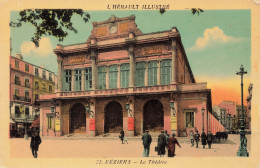 Béziers * Place Et Vue Sur Le Théâtre - Beziers