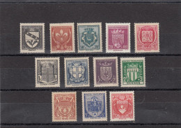 France - Année 1941 - Neuf** - N°YT 526/37** -  Armoiries De Ville - Unused Stamps