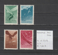 (TJ) Hongarije 1943 - YT LP. 53/56 (postfris/neuf/MNH) - Nuevos