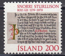 Iceland 1979 - 800. Geburtstag Von Snorri Sturluson, Mi-Nr. 546, MNH** - Neufs