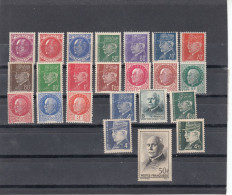 France - Année 1941/42 - Neuf** - N°YT 505/25** -  Effigies Du Maréchal Pétain - Unused Stamps