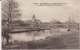 MIREBEAU SUR BEZE (21) - La Bèze Et Le Pont Du Tramway - état Correct - Mirebeau