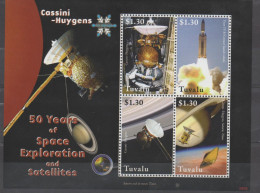 Space Exploration And Satellites - Cassini-Huygens XXX - Tuvalu