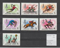 (TJ) Hongarije 1980 - YT LP. 429/35 (postfris/neuf/MNH) - Ungebraucht