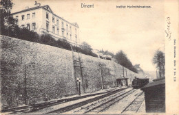 BELGIQUE - Dinant - Institut Hydrotherapique - Train  - Nels - Carte Postale Ancienne - Dinant