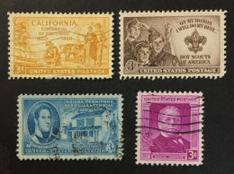 1950 United States - Samuel Gompers, Statehood Indian And California, Boy Scout Of America - Used - Used Stamps