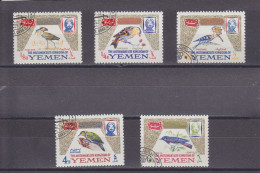 YEMEN KINGDOM - O / FINE CANCELLED - 1965 - BIRDS , OISEAUX , AVES    Mi. 148/152A - Yémen