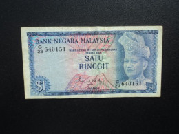 MALAISIE * : 1 RINGGIT   ND 1967    P 1a      TTB - Malaysie