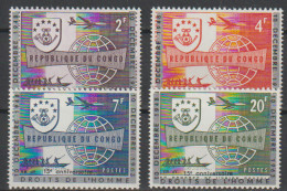 RDC - OBP/COB 520-523 - Rechten Van De Mens - MNH/**/NSC - Unused Stamps