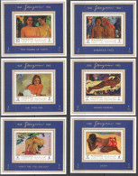 MANAMA Tableaux, Painting, IMPRESSIONNISTES, Gauguin Michel 875/80 Blocs De Luxe ** MNH - Impresionismo